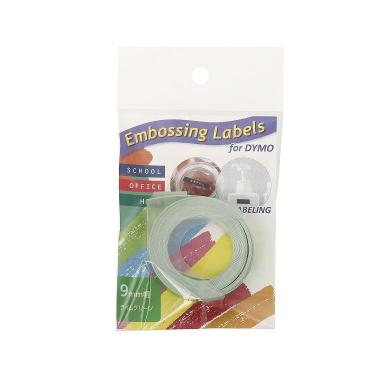 ダイモ エンボシングラベルテープ 9mm ライムグリーン