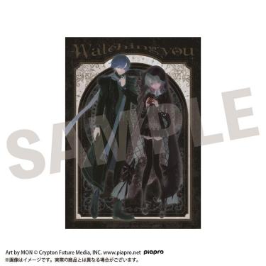 STEAKA『ヲチラレ』feat.初音ミク×オバケン クリアポスター ゼロ&アオ