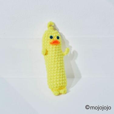 macaroni edge × mojojojo 毛糸のリップケース ヒヨコ