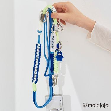 macaroni edge × mojojojo ショルダーストラップ ネコ