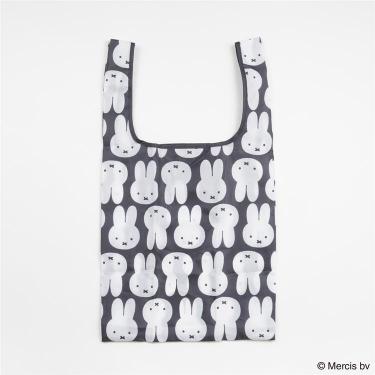 ショッピングバッグS フェイスモチーフ ブラック