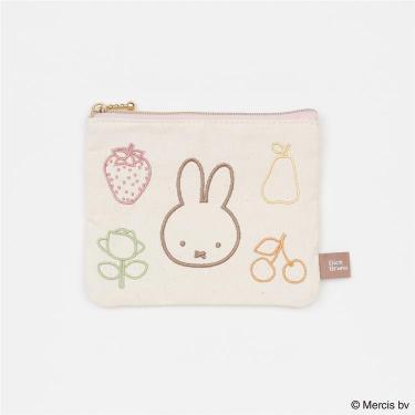 カラフルミニフラットポーチ ミッフィー