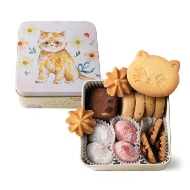 DADACA こねこのクッキー缶MINI FLOWER