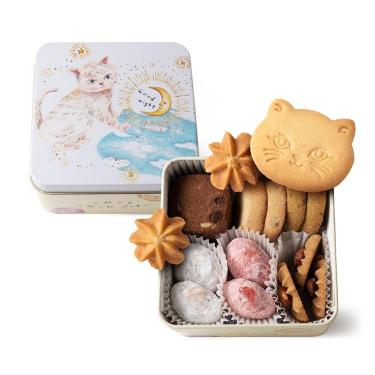 DADACA こねこのクッキー缶MINI GOODNIGHT