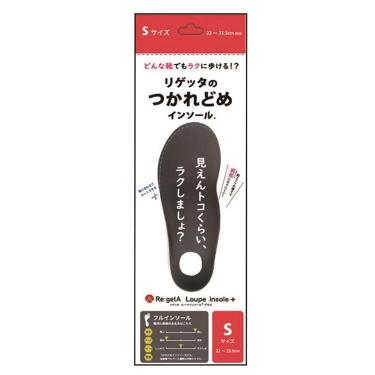 ルーペ インソールプラス ブラック Sサイズ