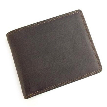 ジャパンホルス 二つ折り財布 ブラウン