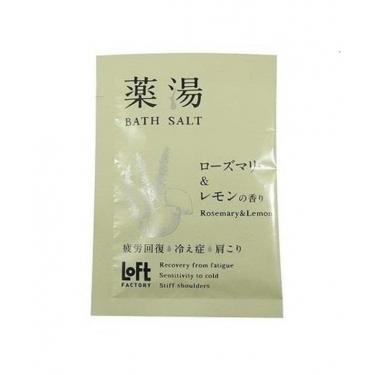 薬湯 ローズマリー&レモンの香り 分包 30g【ロフト限定】(医薬部外品)
