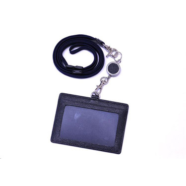 サフィアーノ IDケース ゴートレザー ネイビー