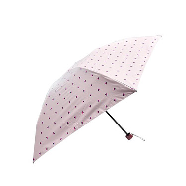 晴雨兼用折りたたみ傘 軽量 遮光 遮熱 バカンス ピンク ロフト