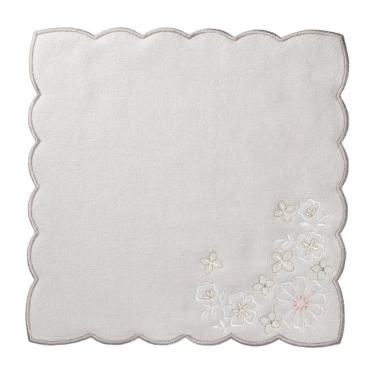 スカラ刺繍タオルハンカチ グレー【ロフト限定】: キャラクター