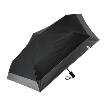 折りたたみ傘 メンズ晴雨兼用 自動開閉 ブラック×グレー【ロフト限定】