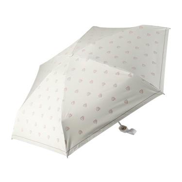 折りたたみ傘 コンパクト晴雨兼用 遮光 遮熱 チャーミーハート オフ【ロフト限定】