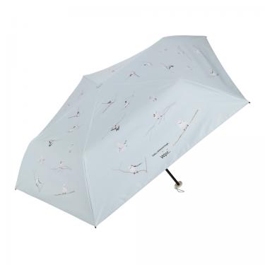 折りたたみ傘 スリム晴雨兼用 シマエナガ【ロフト限定】