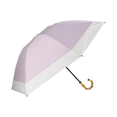 折りたたみ傘 晴雨兼用 遮光 バンブーアンブレラ オフ【ロフト