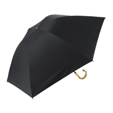 折りたたみ傘 晴雨兼用 遮光 バンブーアンブレラ ブラック【ロフト限定】