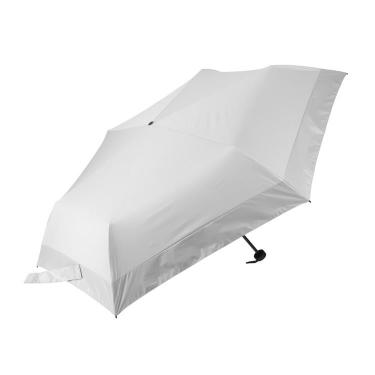 折りたたみ傘 ラージ晴雨兼用 ホワイト×ライトグレー【ロフト限定】