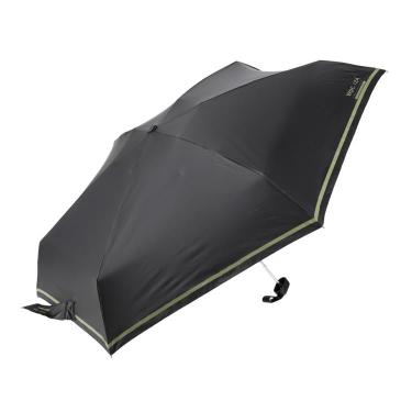 折りたたみ傘 晴雨兼用 IZA compact シングルライン ブラック【ロフト限定】