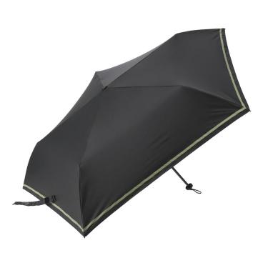 折りたたみ傘 晴雨兼用 IZA LIGHT&SLIM シングルライン ブラック【ロフト限定】