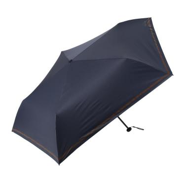 折りたたみ傘 晴雨兼用 IZA LIGHT&SLIM シングルライン ネイビー【ロフト限定】