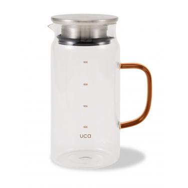 耐熱ガラスウォータージャグ 1L アンバー【ロフト限定】
