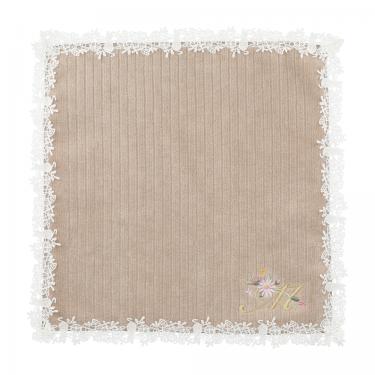 イニシャルタオルハンカチ M グレー【ロフト限定】