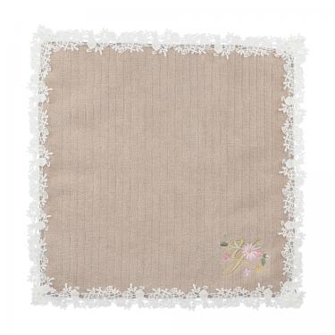 イニシャルタオルハンカチ Y グレー【ロフト限定】