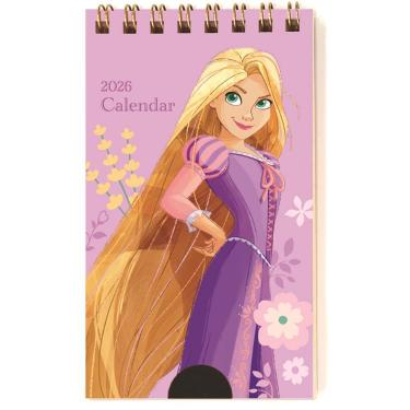 2026年1月始まり 卓上 ポケットカレンダー ディズニープリンセス ラプンツェル