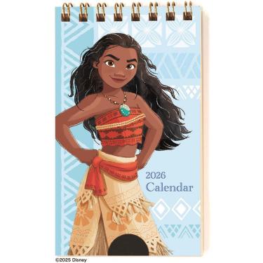 2026年1月始まり 卓上 ポケットカレンダー ディズニープリンセス モアナ