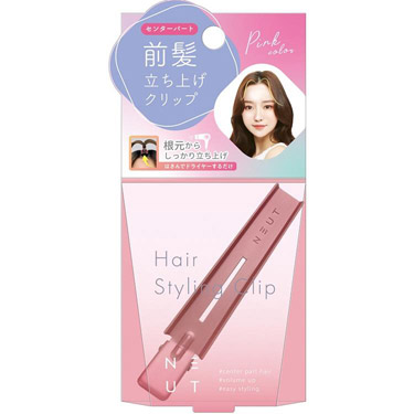 ヘアクリップ ２本入り パーフェクトフィット ピンク: コスメ 