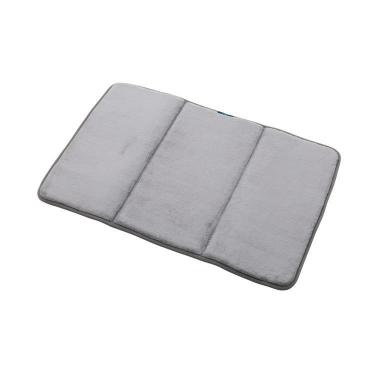 立てて乾かせるバスマット 60×40cm グレー