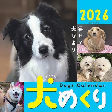 2026年1月始まり 卓上 犬めくりカレンダー