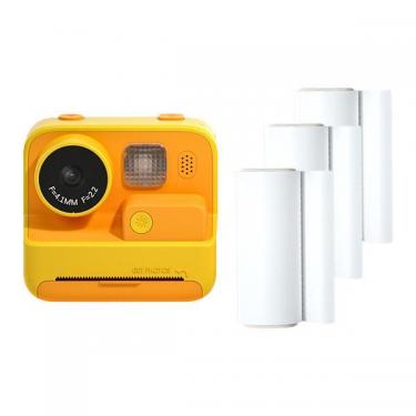 キッズプリントカメラ オレンジイエロー