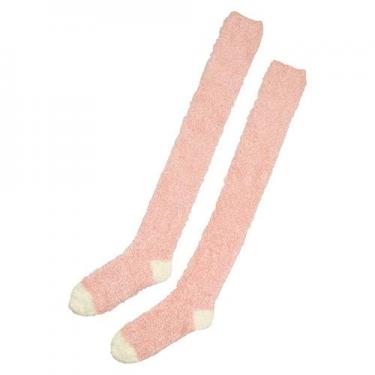 MOC ナイトケアニーハイソックス コーラル