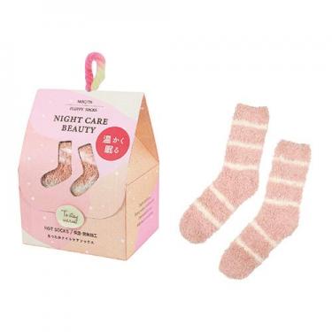 ナイトケアソックス ピンク