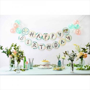 バースデーバルーンガーランド2 ガーデン