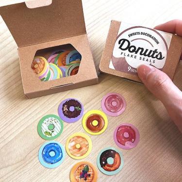フレークシール ボックス ドーナツ