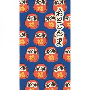 年賀ポチ袋 POP だるま 3枚入り