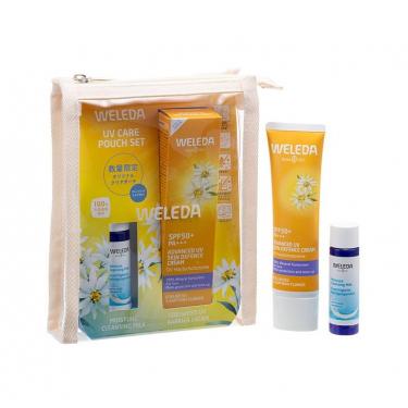UVケア ポーチセット エーデルワイス UVバリア クリーム+モイスチャークレンジングミルク【数量限定】