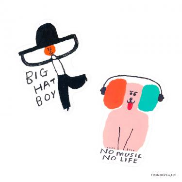 クリエイターズサーカス ステッカー 波田佳子 Big Hat