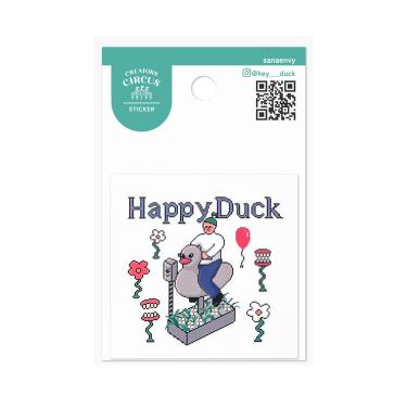 クリエイターズサーカス ステッカー sanaenvy happy duck