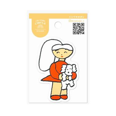 クリエイターズサーカス ステッカー ニシワキタダシ 女の子