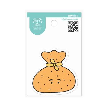 クリエイターズサーカス ステッカー 藤原なおこ もち巾着くん