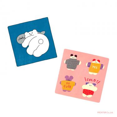 クリエイターズサーカス ステッカー かわべしおん あざらしとしろくま