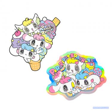 クリエイターズサーカス ステッカー せきやゆりえ アイスクリームスパークルズ