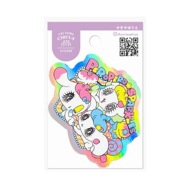 クリエイターズサーカス ステッカー せきやゆりえ なかよしスパークルズ