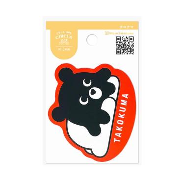 クリエイターズサーカス ステッカー タコクマ だらけるタコクマ