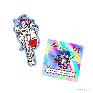 クリエイターズサーカス ステッカー とも 天使巡回中