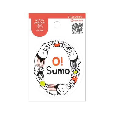 クリエイターズサーカス ステッカー くにともゆかり O!Sumo
