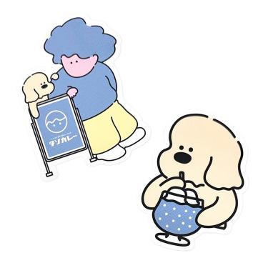 クリエイターズサーカス ステッカー タソカレー レトロ看板