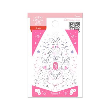 クリエイターズサーカス ステッカー Tazzz 祝福のギャルピース